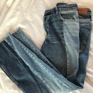 BDG Jessye Straight Leg Spliced Jeans
